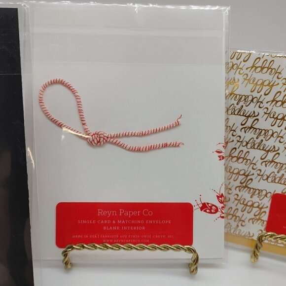 Reyn Paper Co Fall Cards Envelopes Funny Corn Halloween Cats Happy Peace and Joy - Picture 8 of 11